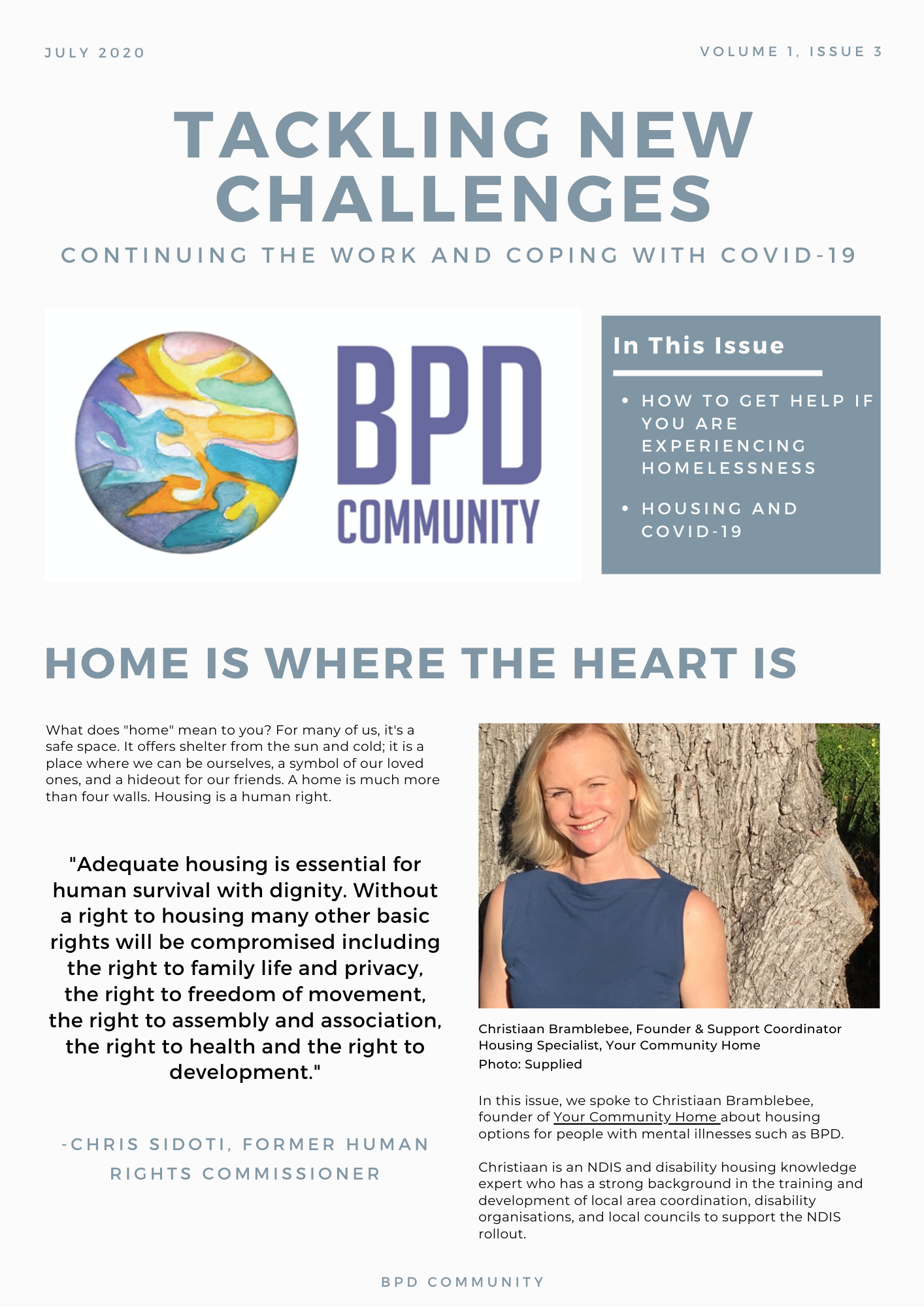 Covid-19 Housing Newsletter